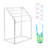 37 " Plastic 4 - Bar Freestanding Towel Rack