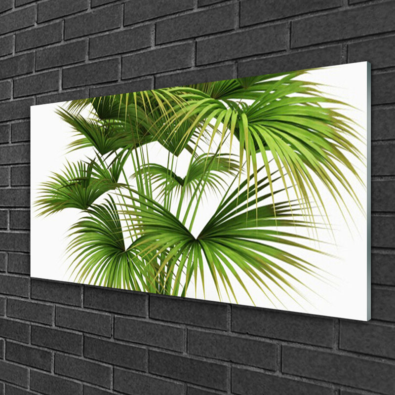 Leaves - No Frame Print on Glass