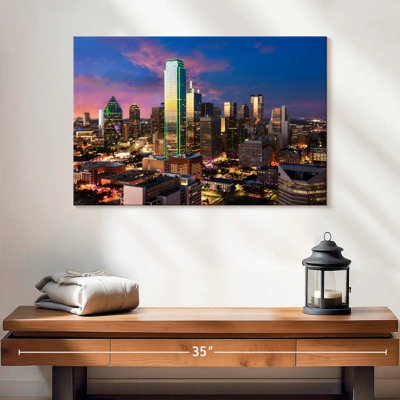 Nicci Dallas Skyline At Sunset