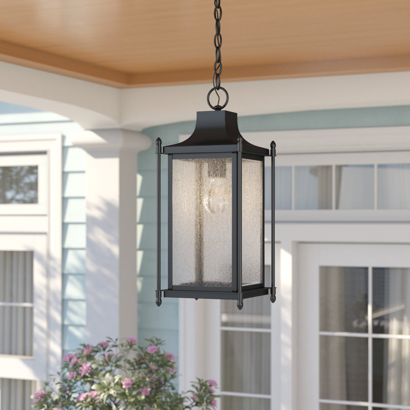 Savoy House Dunnmore 1-Light Outdoor Hanging Lantern in Black