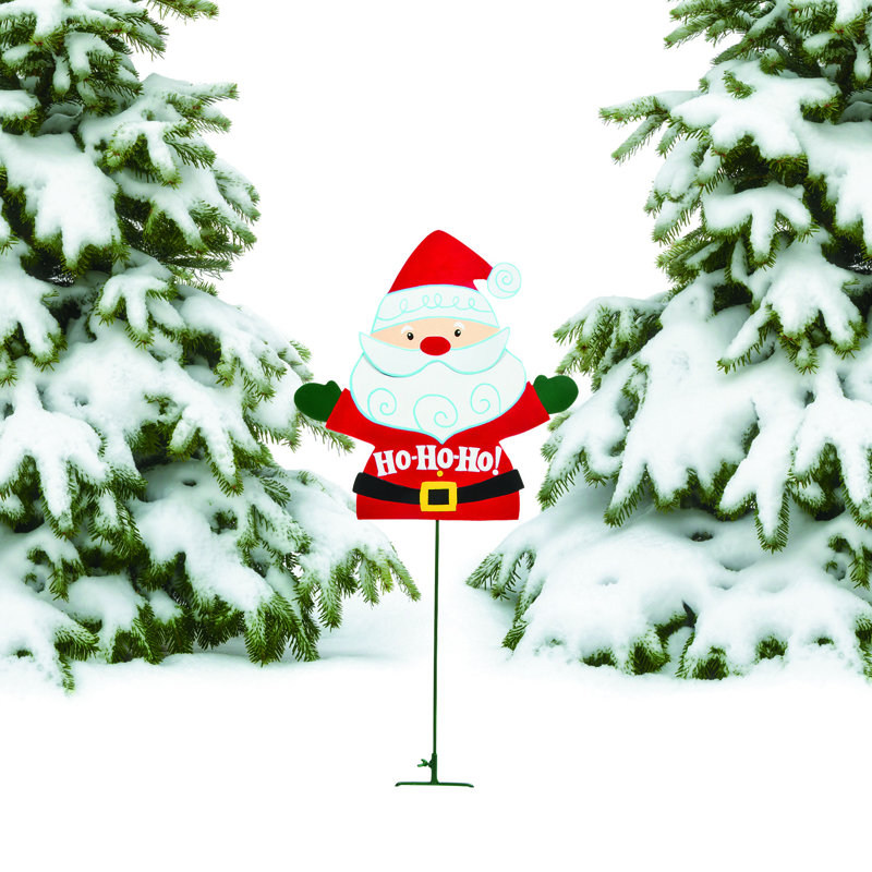 Piquet de jardin du père Noël