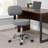 Fea Rolling Medical Drafting Swivel Stool, Round  Padded Seat, Low Back-117561264