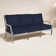 Haley Teak Outdoor Lattice Back Sofa