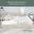 Queen Size Storage Upholstered Tufted Bed Frame, Sofa Bed Frame With Comfortable Backrest And Armrests, Queen Size Bed For Bedroom, Living Room,Velvet-1346745505