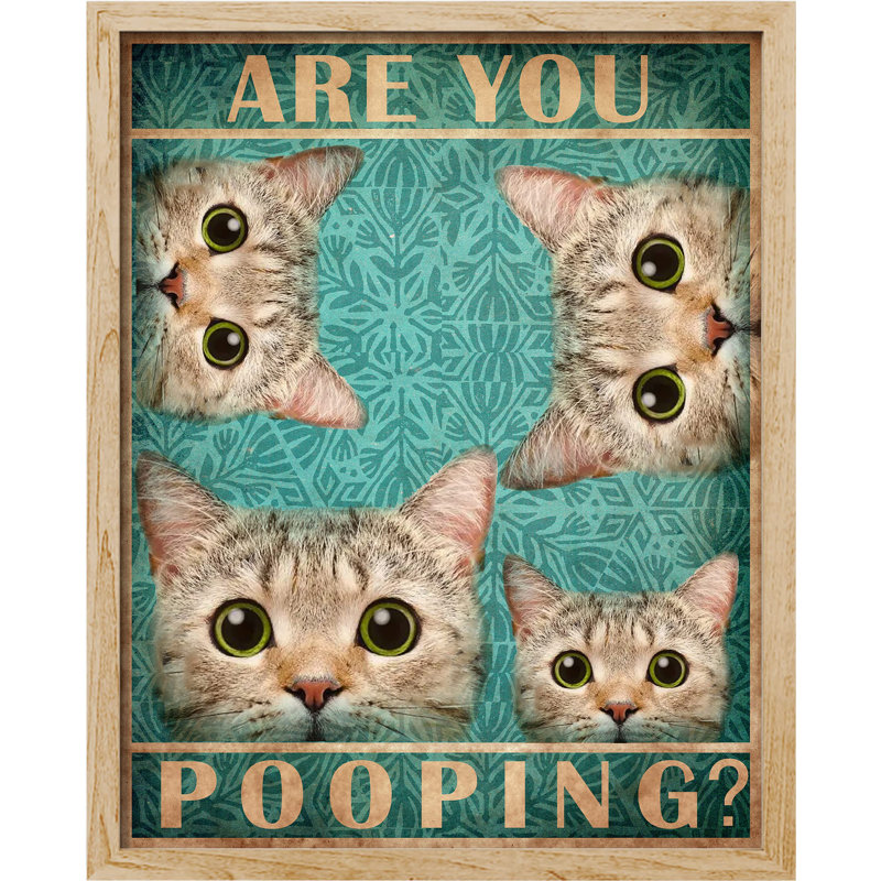«Are You Pooping» sur, Naturel, H 16 po x l 12 po