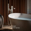 Garniture de robinet de baignoire à fixer au sol avec douche à main occasion-82218182