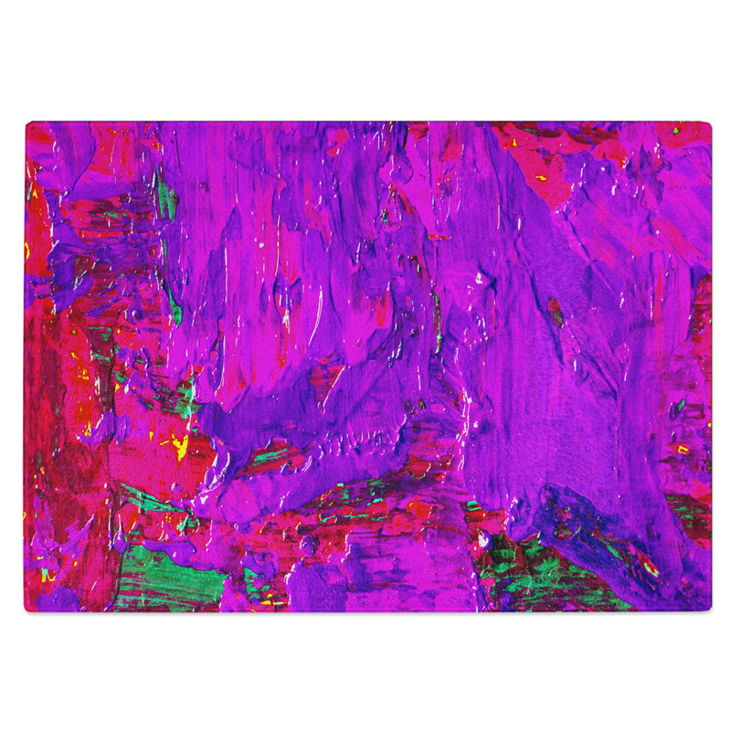 Tempered Glass Art Painting Vol.103 Chopping Board, 39 cm W x 28.5 cm L