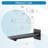 Concealed Wall-Mount Bathroom Faucet,Brass Rough-in Valve Included-99180904