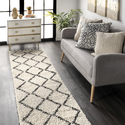 Tapis beige / noir Laudalino