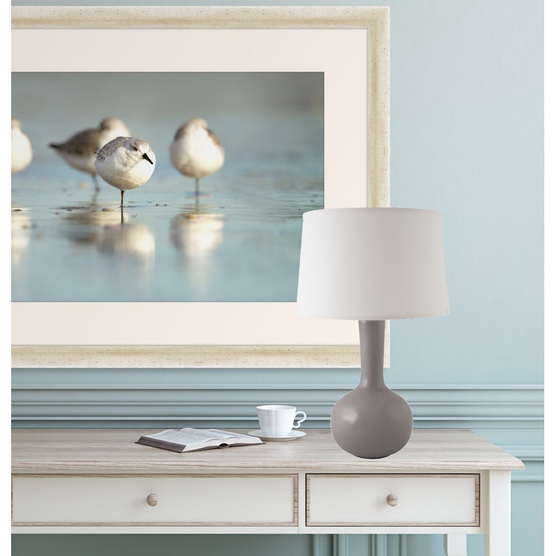 Lampe de table 26 po Guidi, Gris Swanky brillant