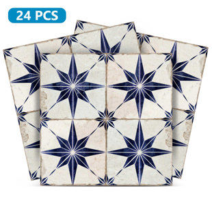 Carreau de mosaïque auto-adhésif en vinyle 6 po x 6 po