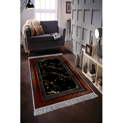 Tapis rouge / noir Arbuckle
