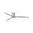 Hover 72-in Indoor/Outdoor Flush Mount Smart Ceiling Fan with Integrated LED + Remote-65429385
