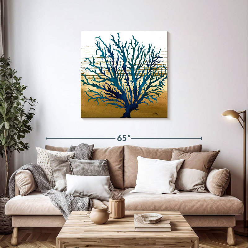 Brampt Coastal Blue II, 36'' H x 36'' W