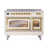 Blanc antique / laiton