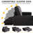 Sofa Bed Couch , Convertible Sofa Bed With Reclining Backrest And Side Pockets ,space-saving 3 In 1 Sleeper Sofa Couch Bed-129611112