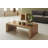 Waterfall Solid Wood Sled Coffee Table