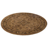 Overdyed Hand-Knotted Wool Modern-Contemporary Gold Area Rug 8' 1" x 8' 1"