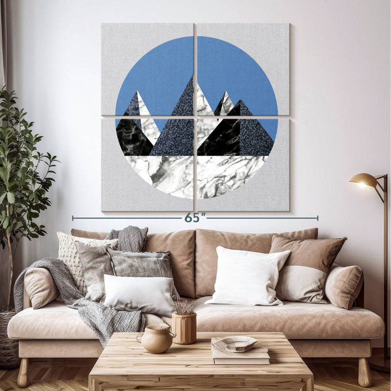Alvord Basic Mountain, 50" H x 50" W