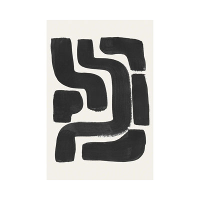 Ink Maze by EnShape - Wrapped Canvas Gallery-Wrapped Canvas Giclée