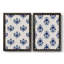Toile encadrée à motif de fleurs indigo I-Premium - prêt à être accroché-1503803954-1503803952