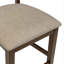 Ensemble de table de salle à manger à hauteur de comptoir extensible Horizon avec chaises rembourrées (7 pièces)-133656828