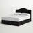Upholstered Wingback Storage Bed-73435732-73435730
