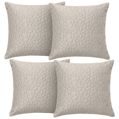 Aspire Homeware Geometric Square Velvet Cushion Covers