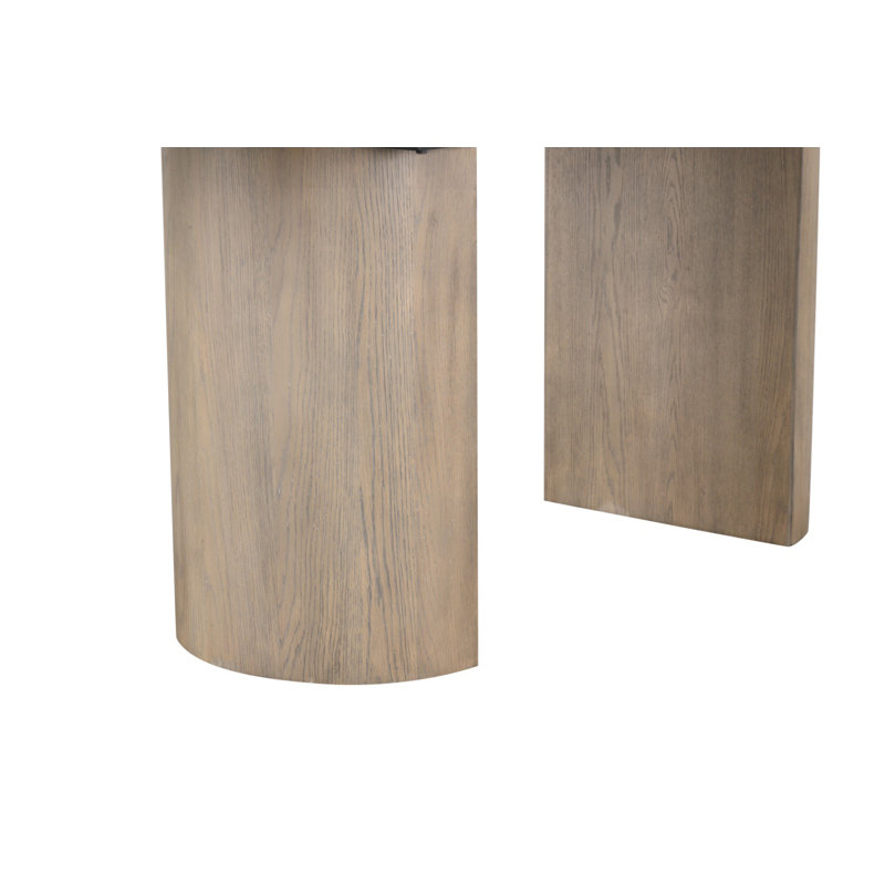 102" W Modern Farmhouse Dining Table, Oak