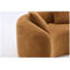 Canapé modulaire en chenille courbé LY-042: causeuse modulaire avec siège à double profondeur, aucun assemblage requis pour les petits espaces et les appartements-1031606930