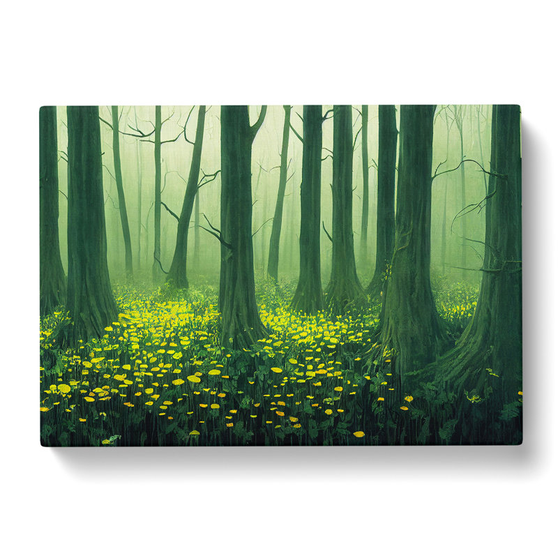 Spectacular Spring Forest - Wrapped Canvas, 35cm H x 50cm W x 3cm D