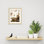 «Starlight Through Palms» par Daisey Wood, reproduction d'art encadrée