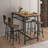 Versatile Dining Solution Mdf Rustic Style For Kitchen And Bistro