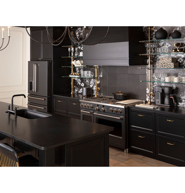 Café 36" French Door 27.8 cu. ft. Refrigerator, Matte Black