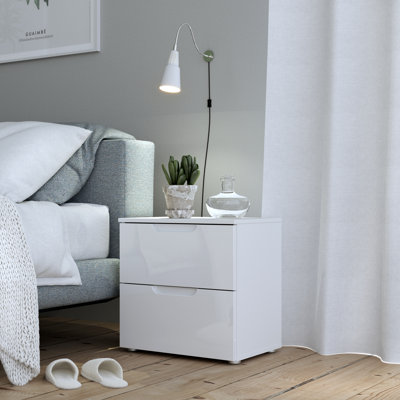 Raiana 50.4cm W Manufactured Wood Bedside Table
