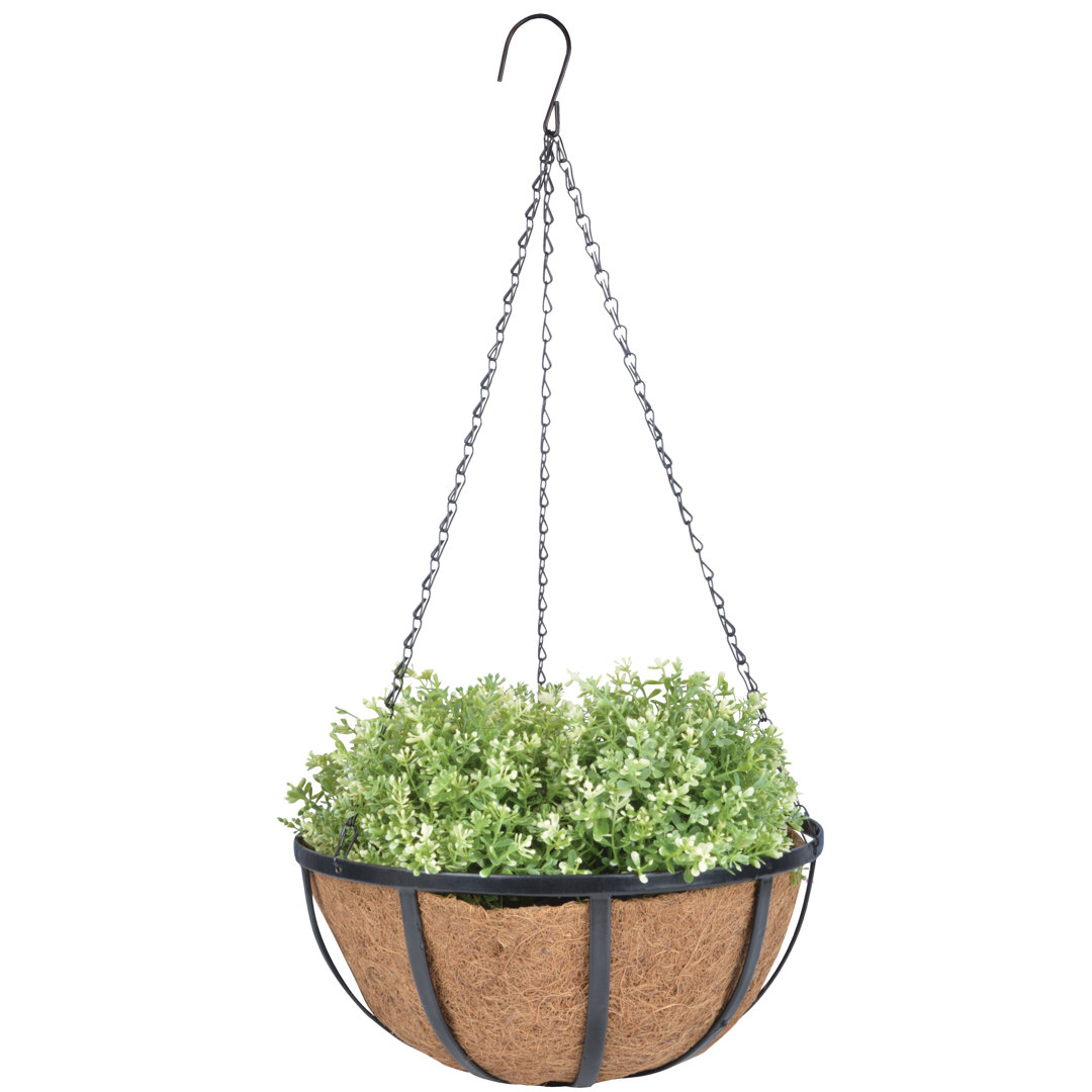 Ilia 2-Piece Metal Hanging Planter Set (Set of 2) Winston Porter 