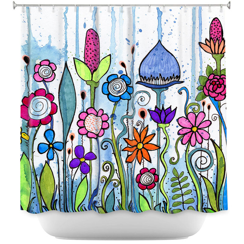 Rideau de douche simple misty