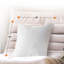 Ensemble de 2 coussins décoratifs en peluche - blanc (16 po x 16 po)-96160549
