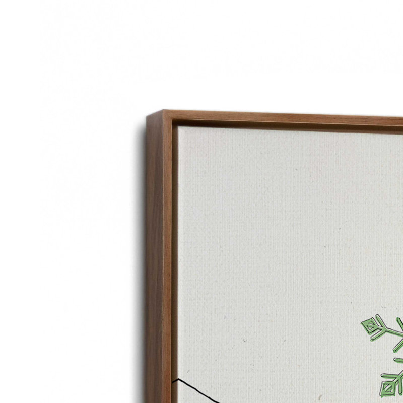 Twinkle All The Way, ensemble de 2 impressions sur toile, H 19 po x l 26 po, Impression encadrée sans passe-partout, Noyer