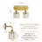 Dimmable Bathroom Vanity Light with Crystal Shade-2066638225-2066638229