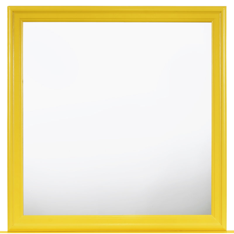 Wall Mirror, Yellow