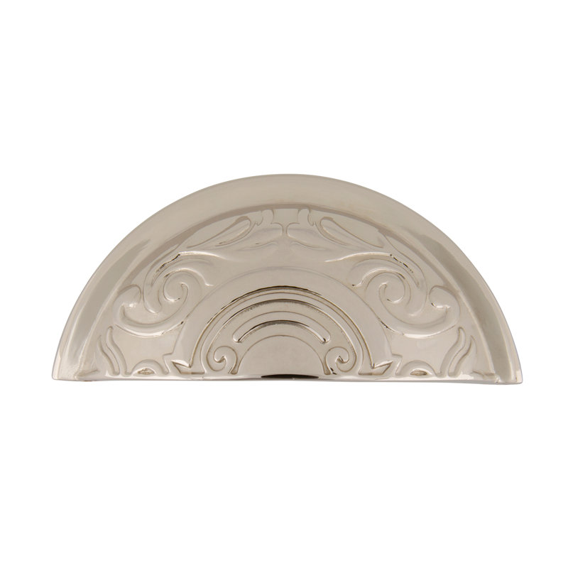 Nostalgic Warehouse Cup Pull Victorian, Polished Nickel