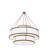 20 - Light Dimmable Tiered Chandelier