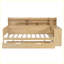Lit de jour en bois avec tablettes de rangement, lit multifonctionnel avec lit gigogne simple et bureau-1297070226-1297070236