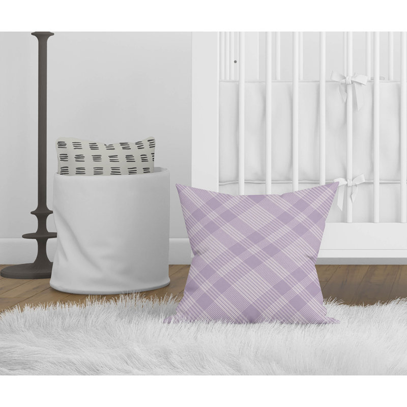 Coussin Lily, H 20 po x l 20 po, Mauve