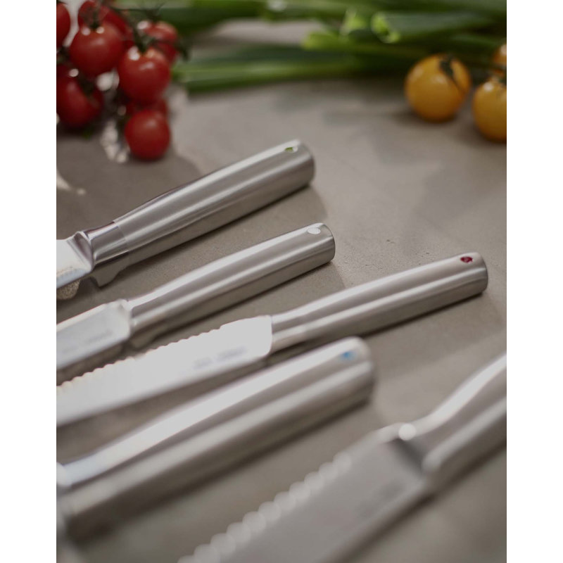 Joseph Joseph Elevate Steel 5-Piece Knife Set with Stainless Steel Carousel