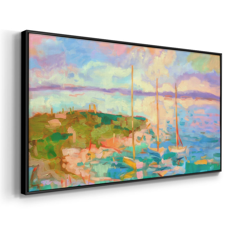 A Peaceful Evening - Toile tendue avec cadre, prête à accrocher