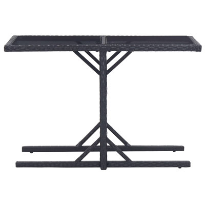 Ensemble bistro rectangulaire pour 2 personnes