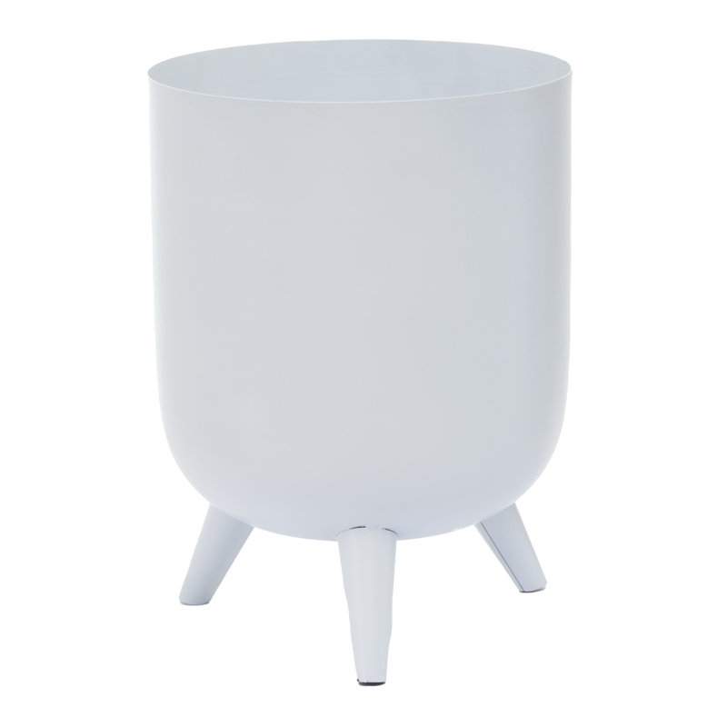 Alina Iron Table Vase, White