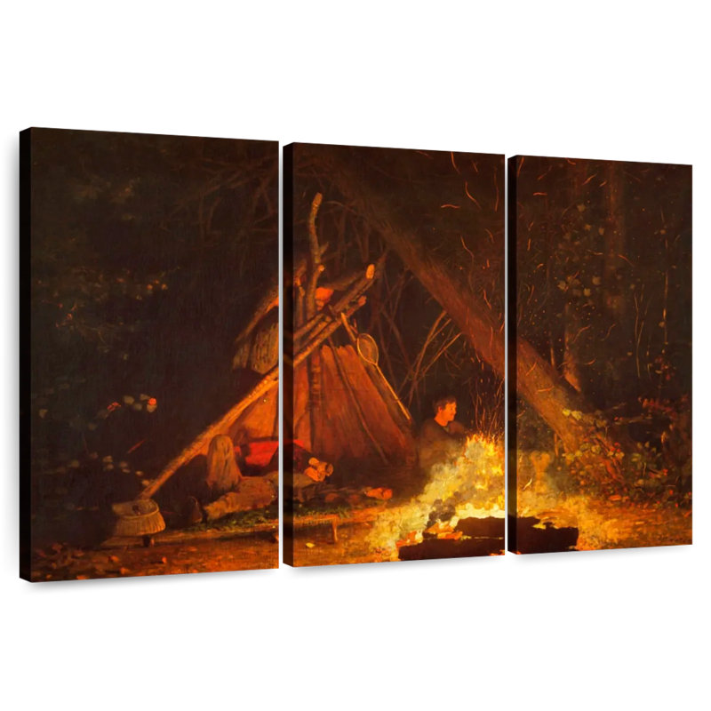 Senne Camp Fire, 32" H x 50" W
